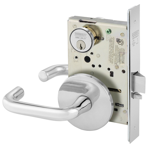 Mortise Lock Bright Chrome