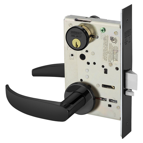 Mortise Lock Dark Oxidized Statuary Bronze Clear Coated