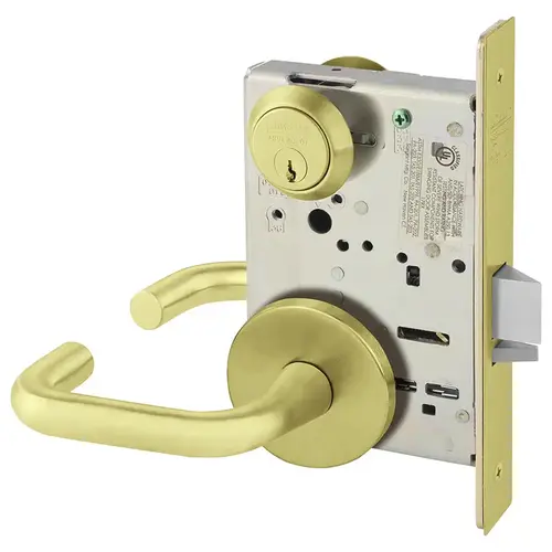 Mortise Lock Satin Brass