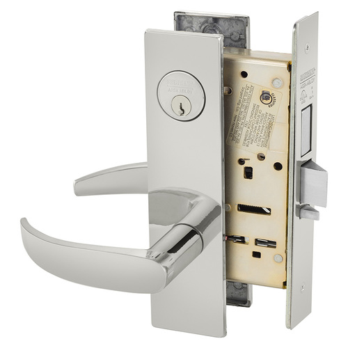 Mortise Lock Bright Stainless Steel