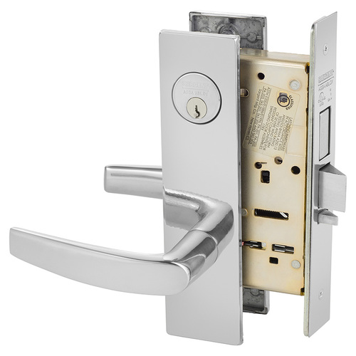 Mortise Lock Bright Chrome