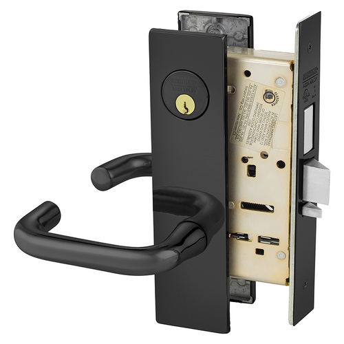 Mortise Lock Dark Oxidized Statuary Bronze Clear Coated