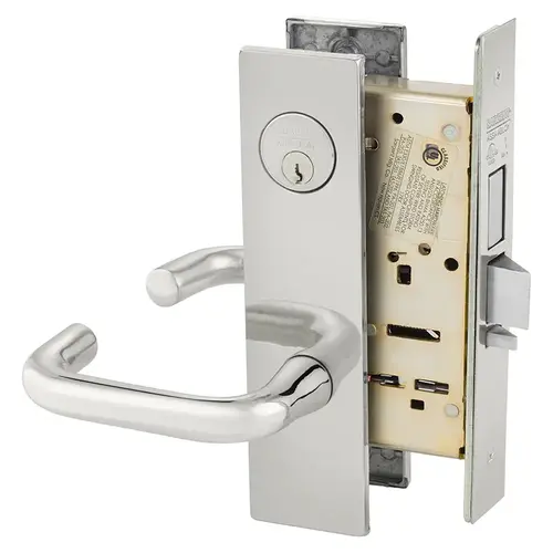 Mortise Lock Bright Stainless Steel