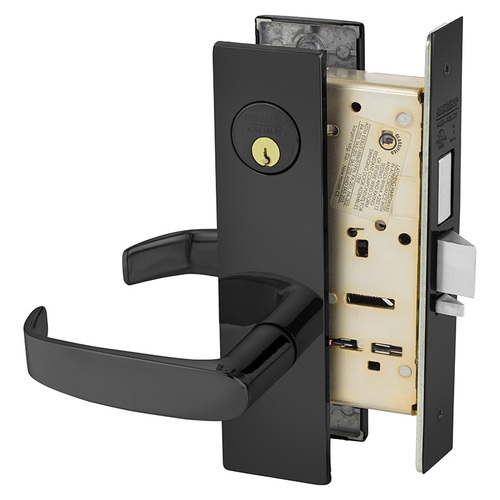 Mortise Lock Dark Oxidized Statuary Bronze Clear Coated