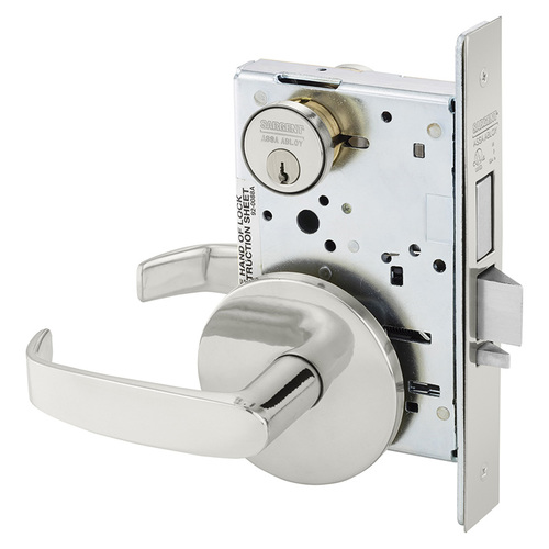 Mortise Lock Bright Stainless Steel