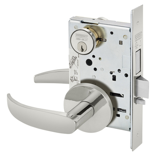 Mortise Lock Bright Stainless Steel