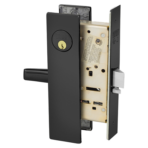 Mortise Lock Dark Oxidized Statuary Bronze Clear Coated