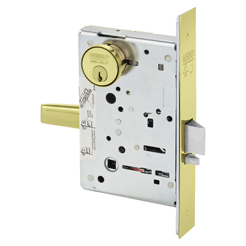 Mortise Lock Bright Brass