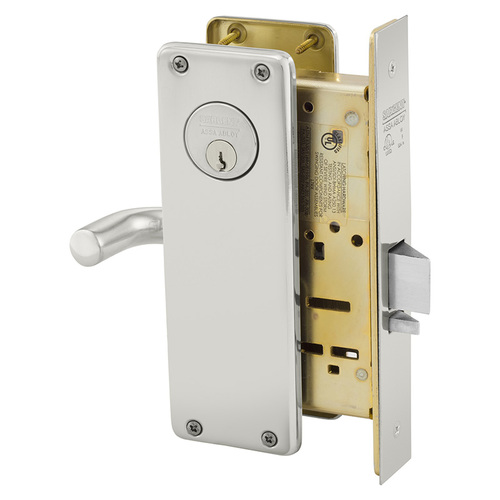 Mortise Lock Bright Stainless Steel