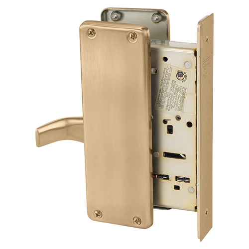 Mortise Lock Satin Bronze Clear Coated