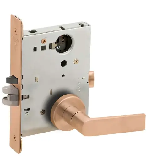 Mortise Lock Satin Bronze Clear Coated