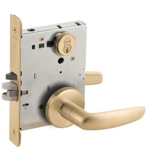 Lock Mortise Lock Satin Brass