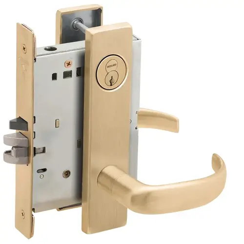 Lock Mortise Lock Satin Brass