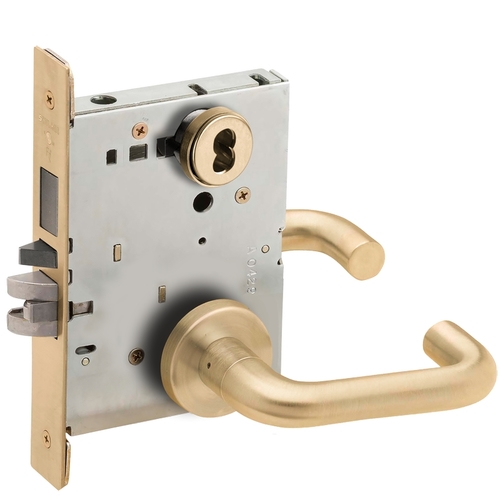 Lock Mortise Lock Satin Brass