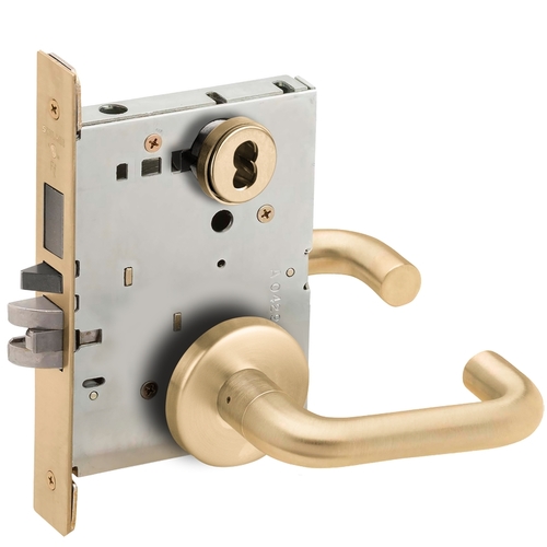 Lock Mortise Lock Satin Brass