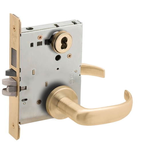 Lock Mortise Lock Satin Brass