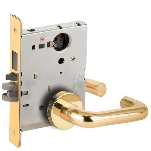 Lock Mortise Lock Bright Brass