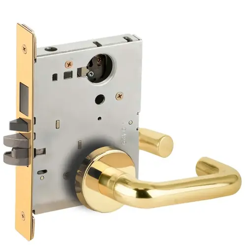 Lock Mortise Lock Bright Brass