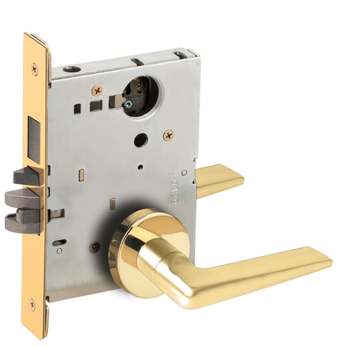 Lock Mortise Lock Bright Brass