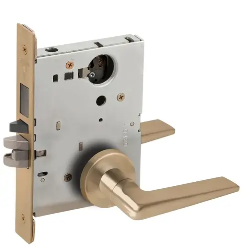 Lock Mortise Lock Satin Brass Blackened Satin Relieved Clear Coated