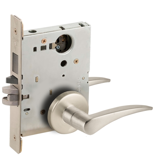 Lock Mortise Lock Satin Nickel Plated Clear Coated