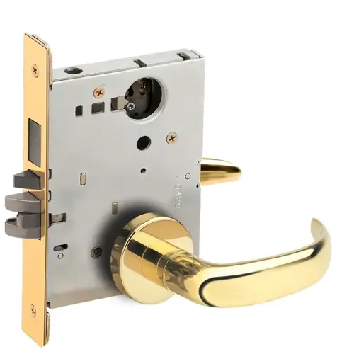 Mortise Lock Bright Brass