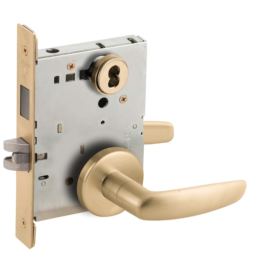 Lock Mortise Lock Satin Brass