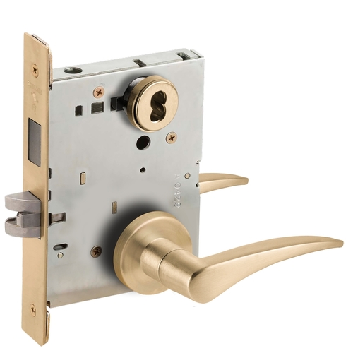 Lock Mortise Lock Satin Brass