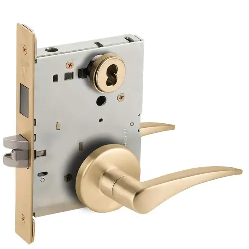 Lock Mortise Lock Satin Brass