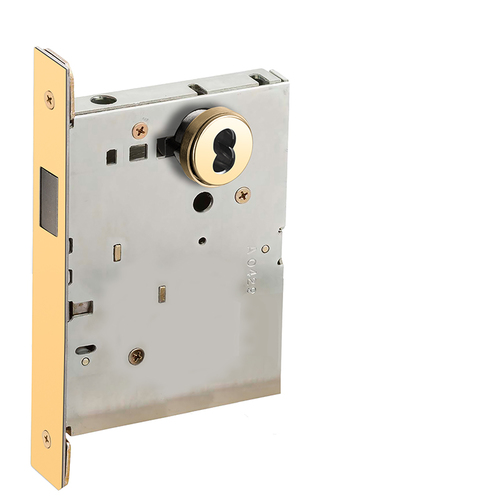 Mortise Lock Bright Brass