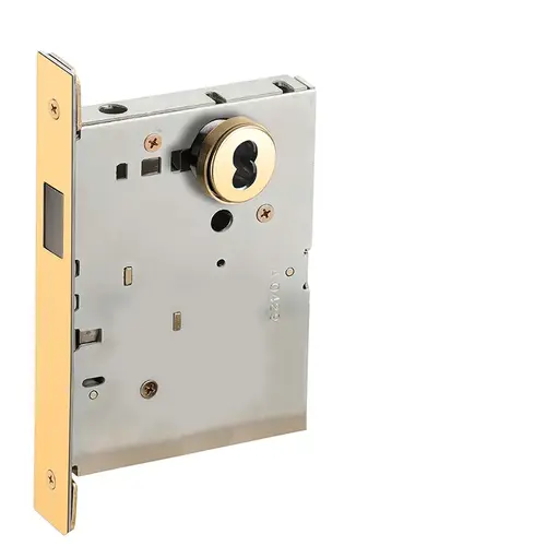 Lock Mortise Lock Bright Brass