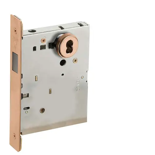 Lock Mortise Lock Satin Bronze Clear Coated