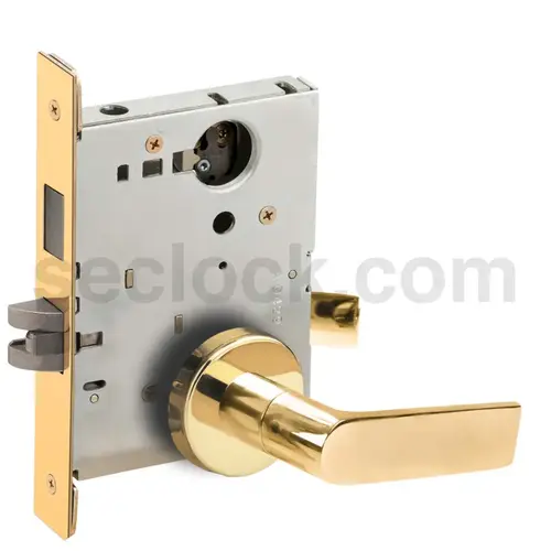 Lock Mortise Lock Bright Brass