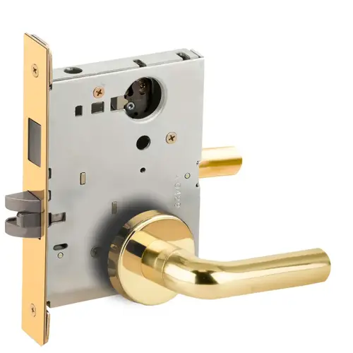 Lock Mortise Lock Bright Brass