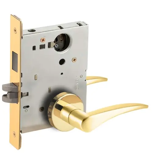 Lock Mortise Lock Bright Brass