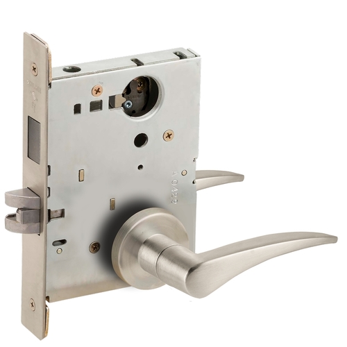 Lock Mortise Lock Satin Nickel Plated Clear Coated