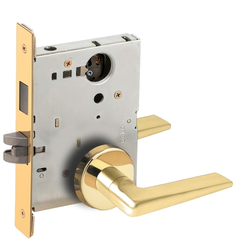 Lock Mortise Lock Bright Brass