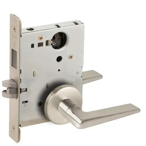 Lock Mortise Lock Satin Nickel Plated Clear Coated