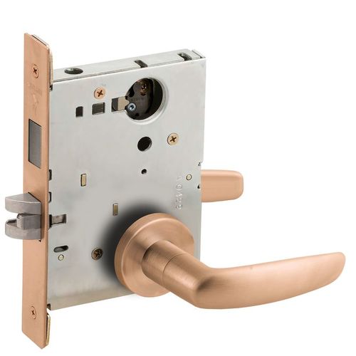 Lock Mortise Lock Satin Bronze Clear Coated