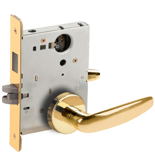 Lock Mortise Lock Bright Brass