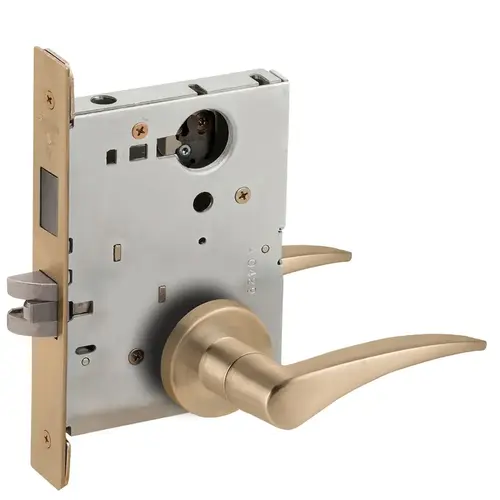 Lock Mortise Lock Satin Brass Blackened Satin Relieved Clear Coated