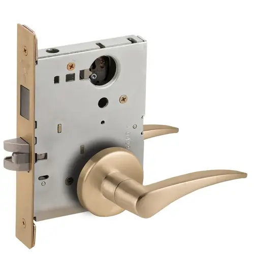 Lock Mortise Lock Satin Brass Blackened Satin Relieved Clear Coated