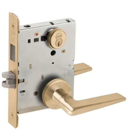 Lock Mortise Lock Satin Brass