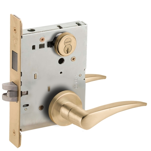 Lock Mortise Lock Satin Brass