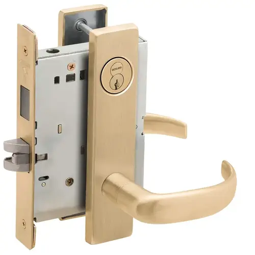 Lock Mortise Lock Satin Brass