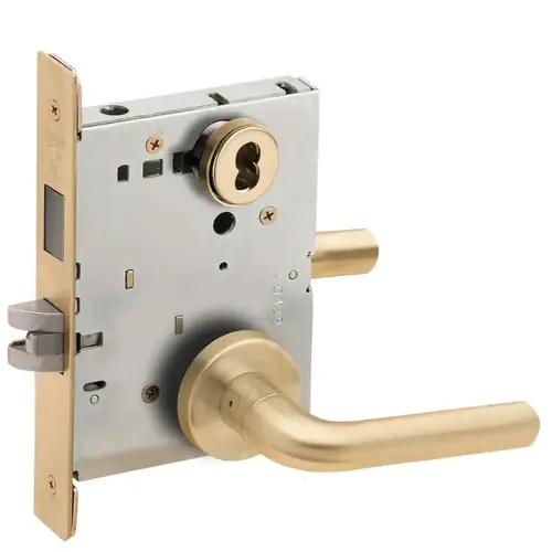 Lock Mortise Lock Satin Brass