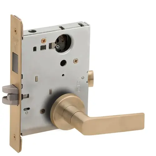 Lock Mortise Lock Satin Brass Blackened Satin Relieved Clear Coated