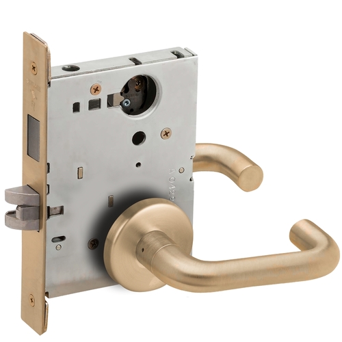 Lock Mortise Lock Satin Brass Blackened Satin Relieved Clear Coated