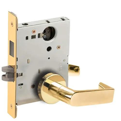 Lock Mortise Lock Bright Brass