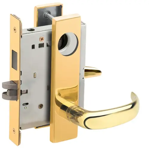 Lock Mortise Lock Bright Brass